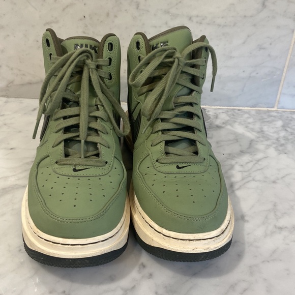 Nike Air Force 1 AF1 Boot Oil Green/Sequoia-Medium Olive - Picture 2 of 4